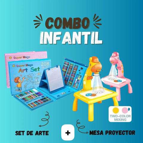Image of Combo Infantil (Set de Arte y Mesa infantil)
