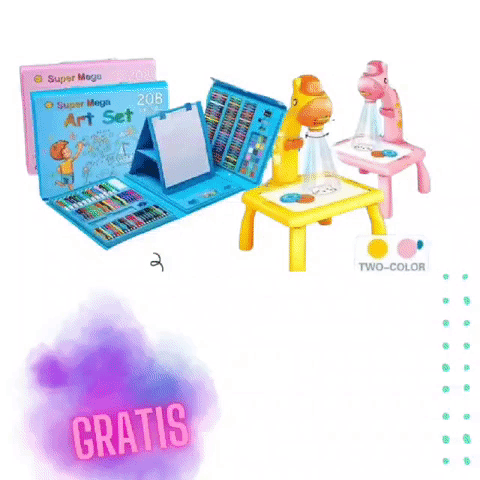 Image of Combo Infantil (Set de Arte y Mesa infantil)